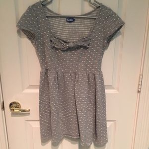 Grey Keds Cotton A-Line Mini Dress