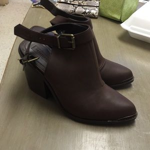 Brown booties