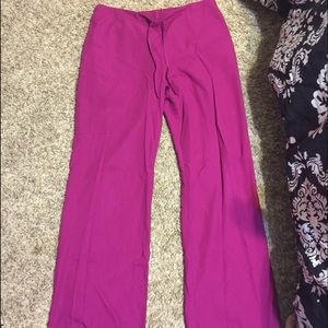 Used magenta SB Scrub pants size medium