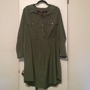 Green High Low Dress!