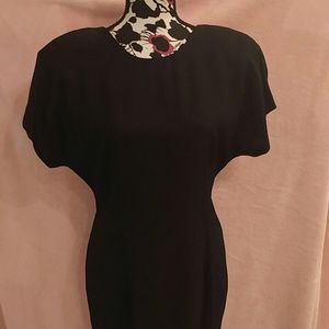 Vintage Black Dress Size 10