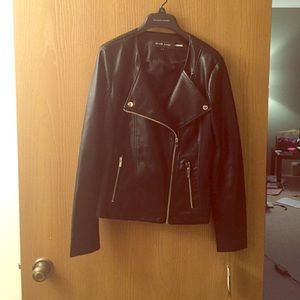 Faux leather jacket