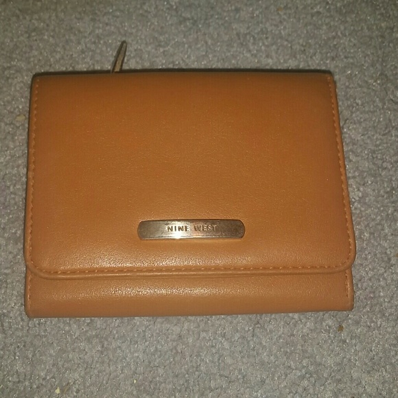 Brown Nine West Tri fold wallet