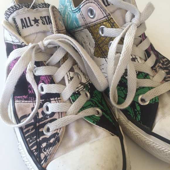 Multicolor carnival-print converse - Picture 3 of 4