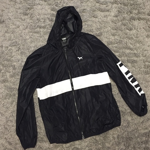 Victoria's Secret PINK zip up wind/rain jacket