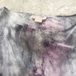 Silk Marbled Michael Kors blouse