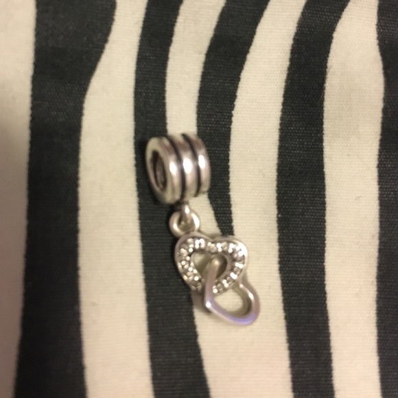 Pandora charm-interlocking love