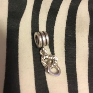 Pandora charm-interlocking love