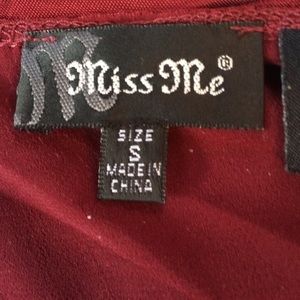 Miss Me Tops - Miss Me Embellished Top Miss Me Tops - Miss Me Embellished Top