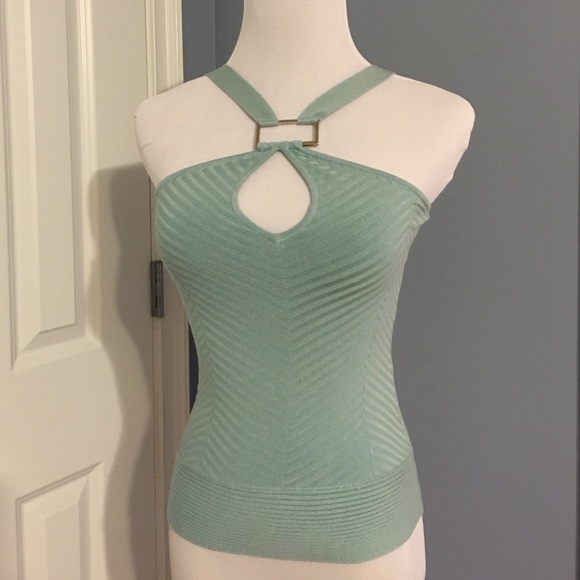 Blue bebe top