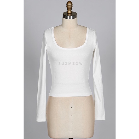 Finely Ribbed Crop Tops • 3 Colors • S M L - Picture 2 of 4