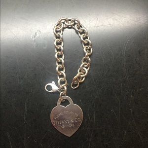 Please Return to Tiffany Heart Tag Charm Bracelet