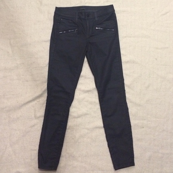 Ann Taylor faux leather skinny pants