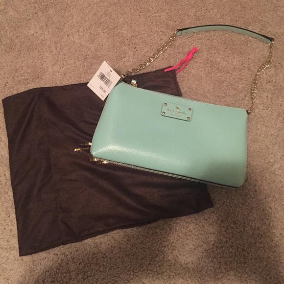 kate spade Handbags - NWT baby blue Kate spade purse!