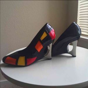 Mafmof colorful pumps size 7