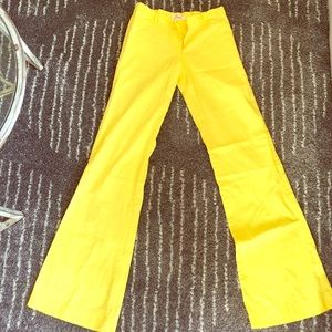 Yellow Linen Pants