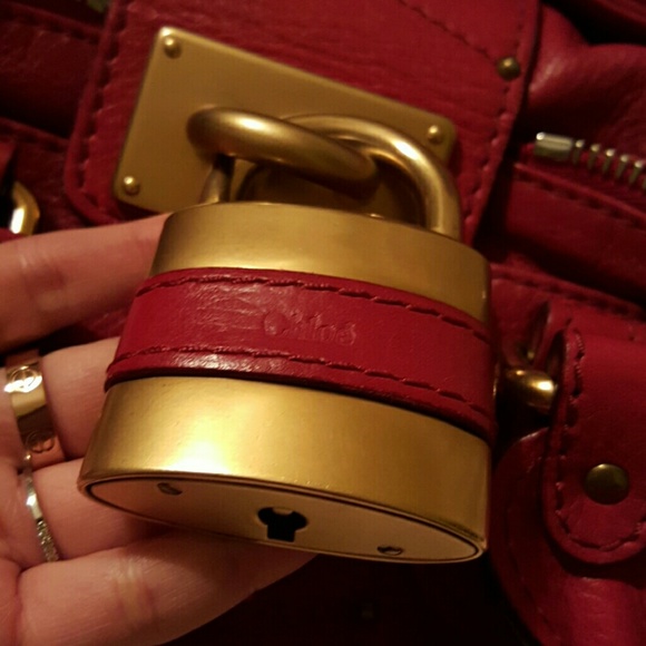 Authentic red chloe mini paddington - Picture 3 of 4