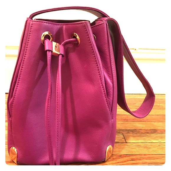 Vince Camuto Purple " Janet" Bucket Bag