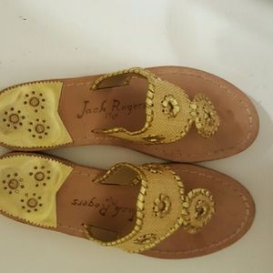 Gold Raffia  Jack Rogers