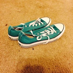 Teal Converse Shoes