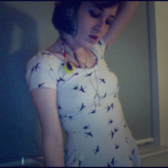 Sparrow print fit n flare