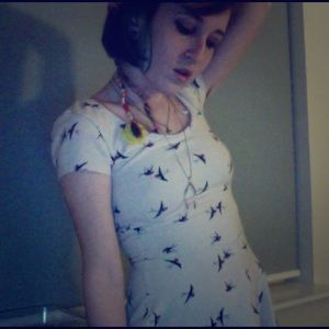 Sparrow print fit n flare