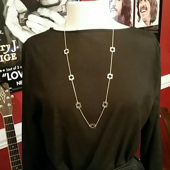 Cute Gold Tone Kate Spade Punch Necklace - Picture 2 of 4