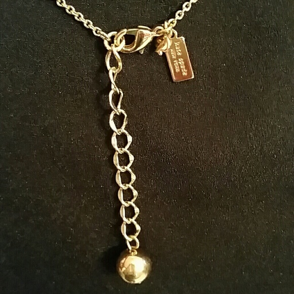 Cute Gold Tone Kate Spade Punch Necklace - Picture 4 of 4