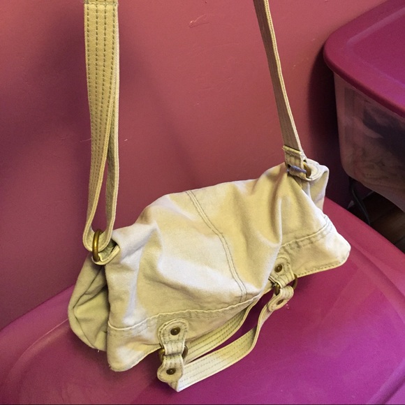 Old Navy gray fold over bag. - Picture 2 of 3