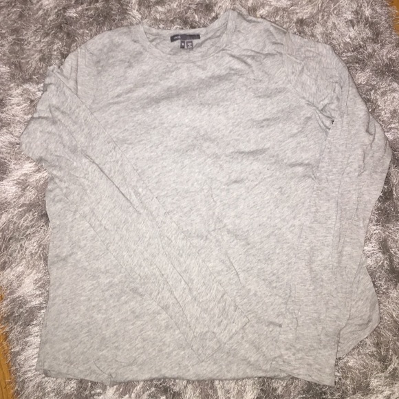 Vince Heather Gray Long Sleeve