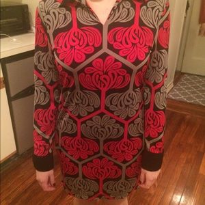 Patterned work dress