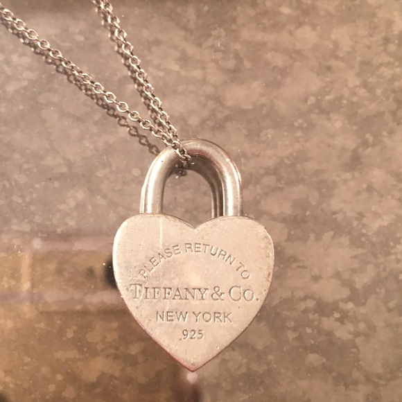 Tiffany & Co. Heart locket with chain
