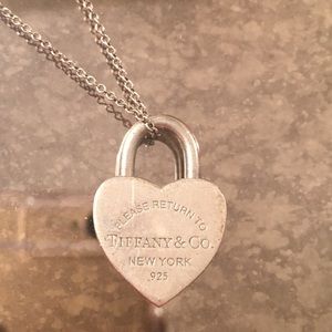 Tiffany & Co. Heart locket with chain