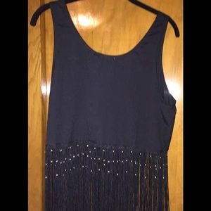 Top Black Fringe