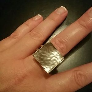 Silpada square sterling silver ring