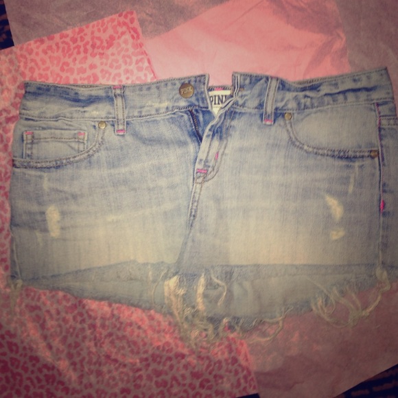 PINK Victoria's Secret Jean Shorts