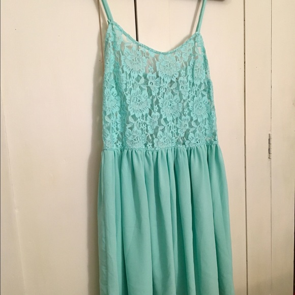Mint sun dress