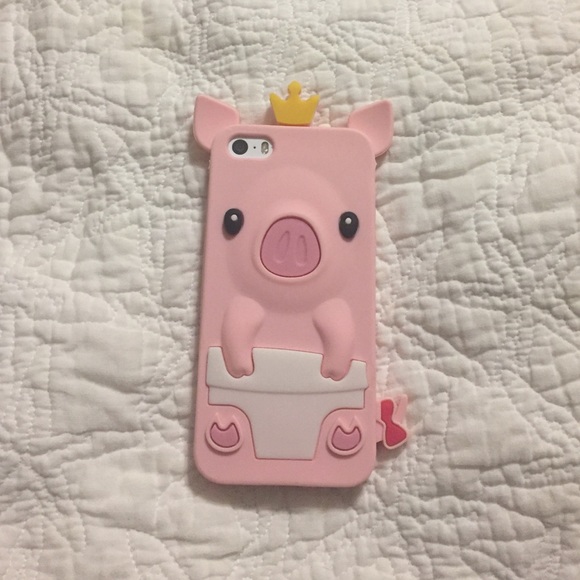 Cute pink pig iPhone 5/5s case