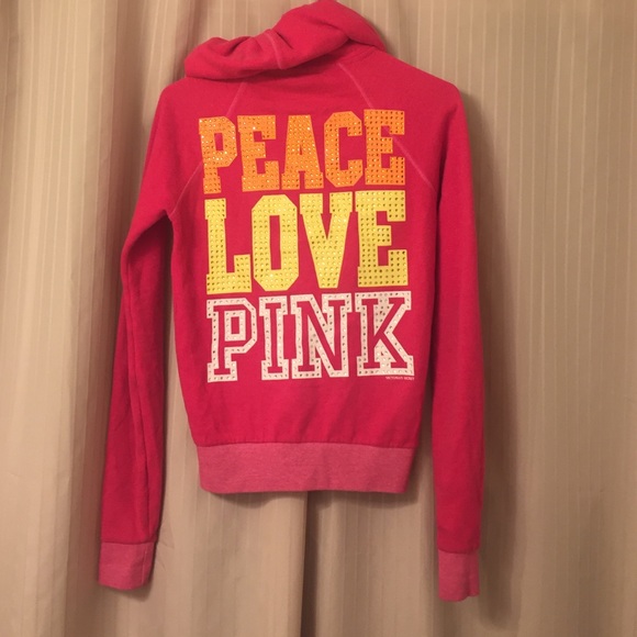 Pink Victoria's Secret Sweatshirt Hoodie SOLD - Picture 2 of 4