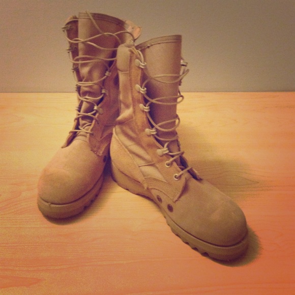 Combat boots - summer weather