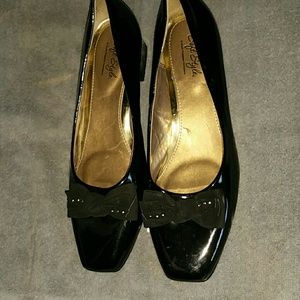 Lovely black patent leather shoes