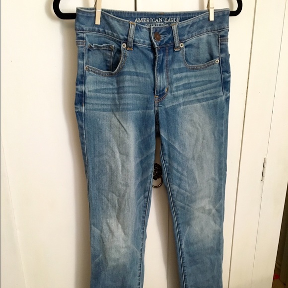 Light skinny jeans
