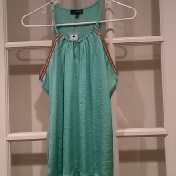 Aqua halter top