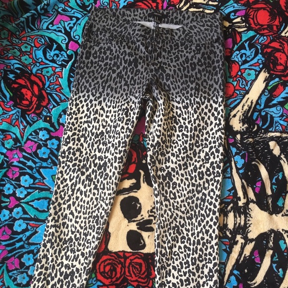 Forever21 Ombré Leopard Pants