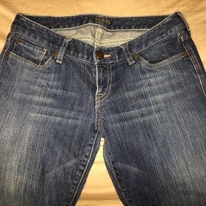 Express jeans straight leg size 6 short