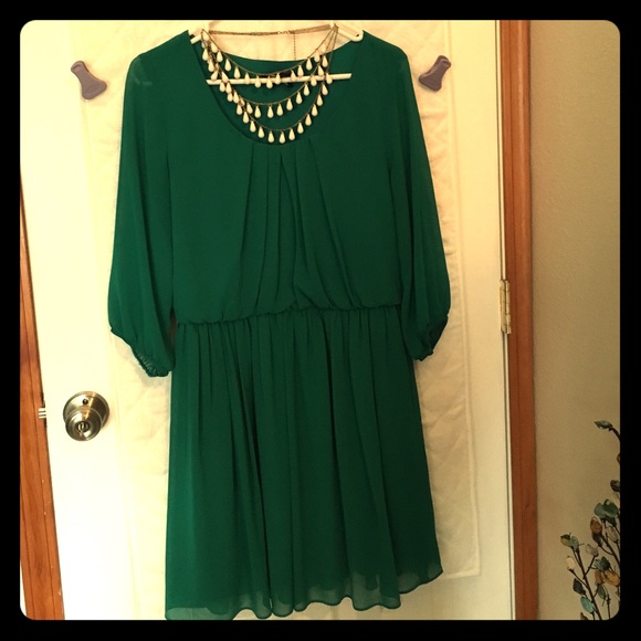Teal Midi Dress