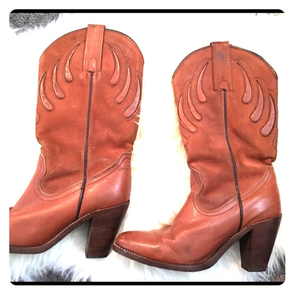 Frye vintage western boots