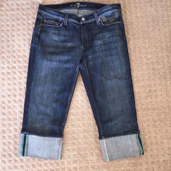 7 For all Mankind  Crop Jeans - Picture 1 of 3