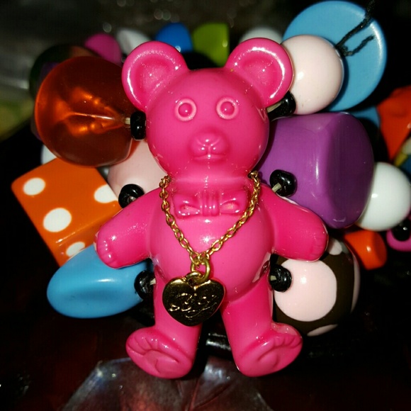 Betsey Johnson sweetie pie teddy bear bracelet