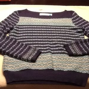 Anthropologie sparrow sweater small cotton wool